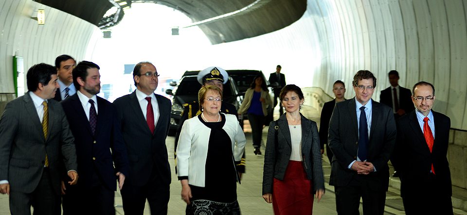 Presidenta Bachelet inaugura túnel que une Costanera Norte con Autopista Central